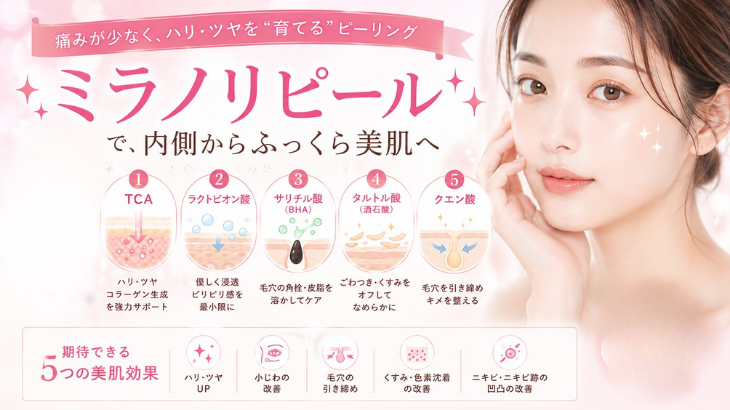 【井上健太郎医師監修】ハリ・ツヤ肌の味方「ミラノリピール」の秘密